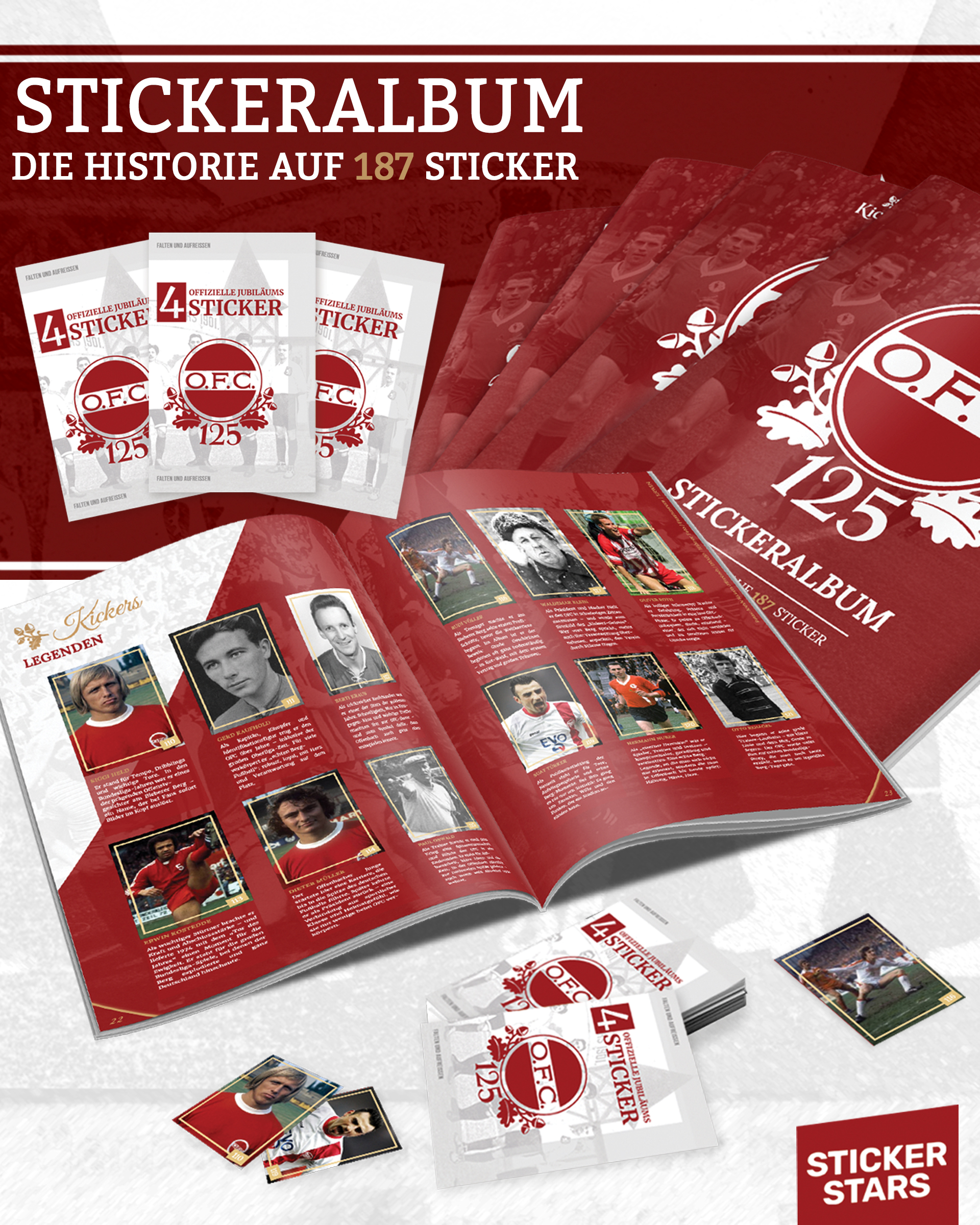 Stickeralbum "125 Jahre" Bundle