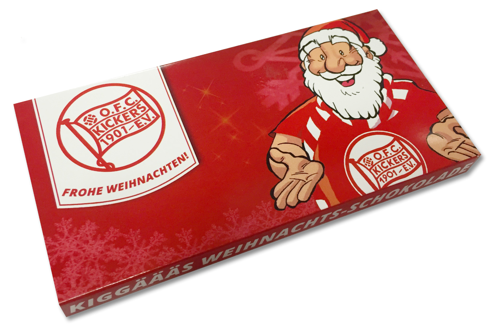 Weihnachts-Schokoladentafel